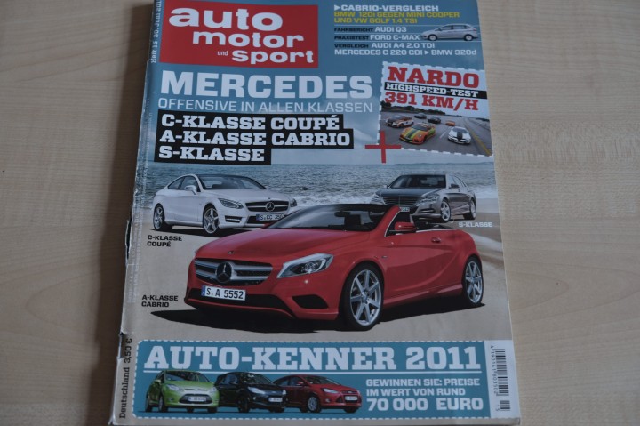 Deckblatt Auto Motor und Sport (15/2011)